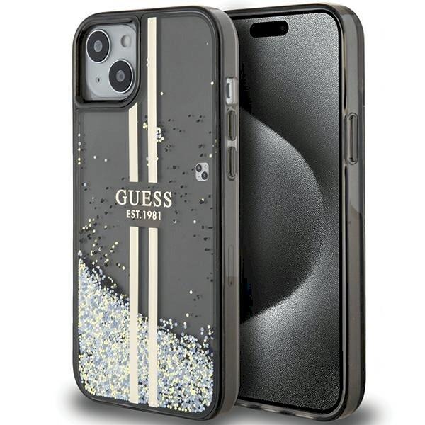 Guess GUHCP15MLFCSEGK Liquid Glitter Gold Stripes