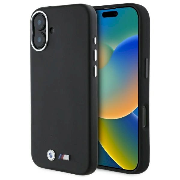 BMW BMHMP16M23PMWK Aizsargapvalks priekš iPhone 16 Plus 6.7" / melns (BMHMP16M23PMWK)