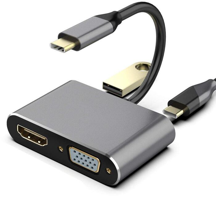 RoGer USB-C Multimediju adapteris HDMI 4K@30Hz