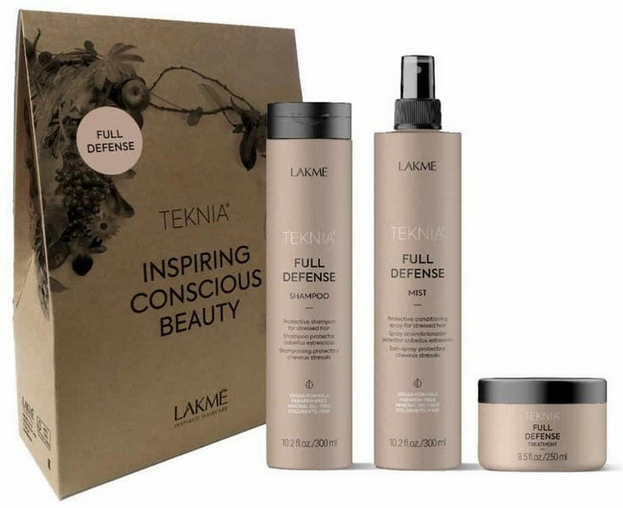 Lakmé Teknia Full Defense Набор 300 ml / 300 ml / 250 ml (8429421449168)