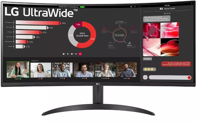 LG 34WR50QK-B 34" Wide Quad HD