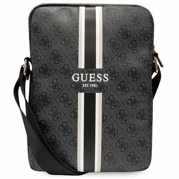 Guess Bag GUTB10P4RPSK Planšetdatoru maciņš priekš 10" 4G Stripes / melns (GUTB10P4RPSK)