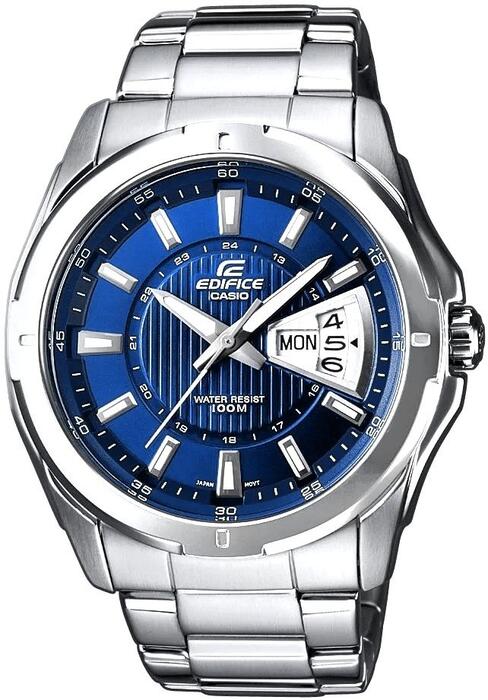 CASIO EF-129D-2AVEF Vīriešu pulkstenis (EF-129D-2AVEF)
