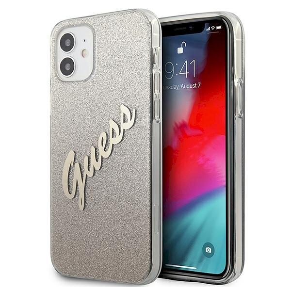 Guess GUHCP12SPCUGLSGO Glitter Gradient Script Hardcase