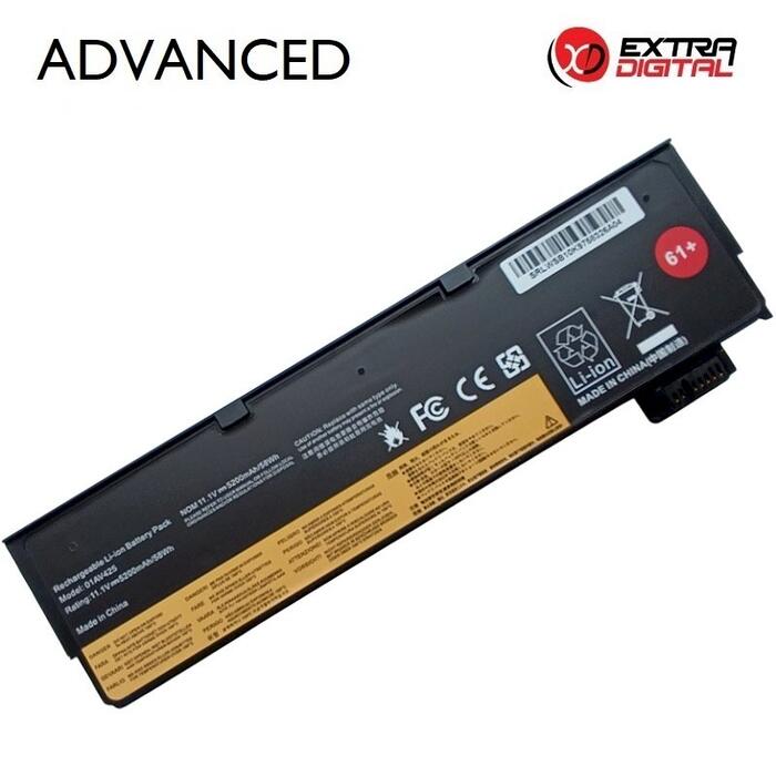 ExtraDigital Аккумулятор для ноутбука Lenovo SB10K97583 01AV425 5200mAh (NB483099)