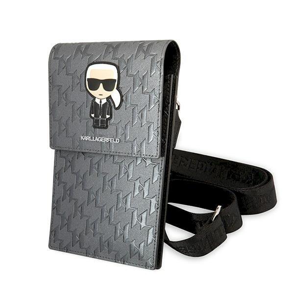 Karl Lagerfeld Ikonik Karl Monogram Patch Rokassoma / sudrabs (KLWBSAMIPG)