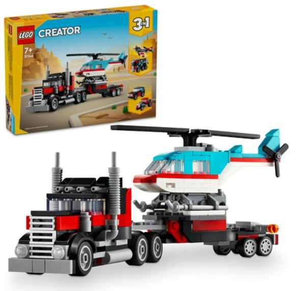 LEGO 31146 Flatbed Truck with Helicopter