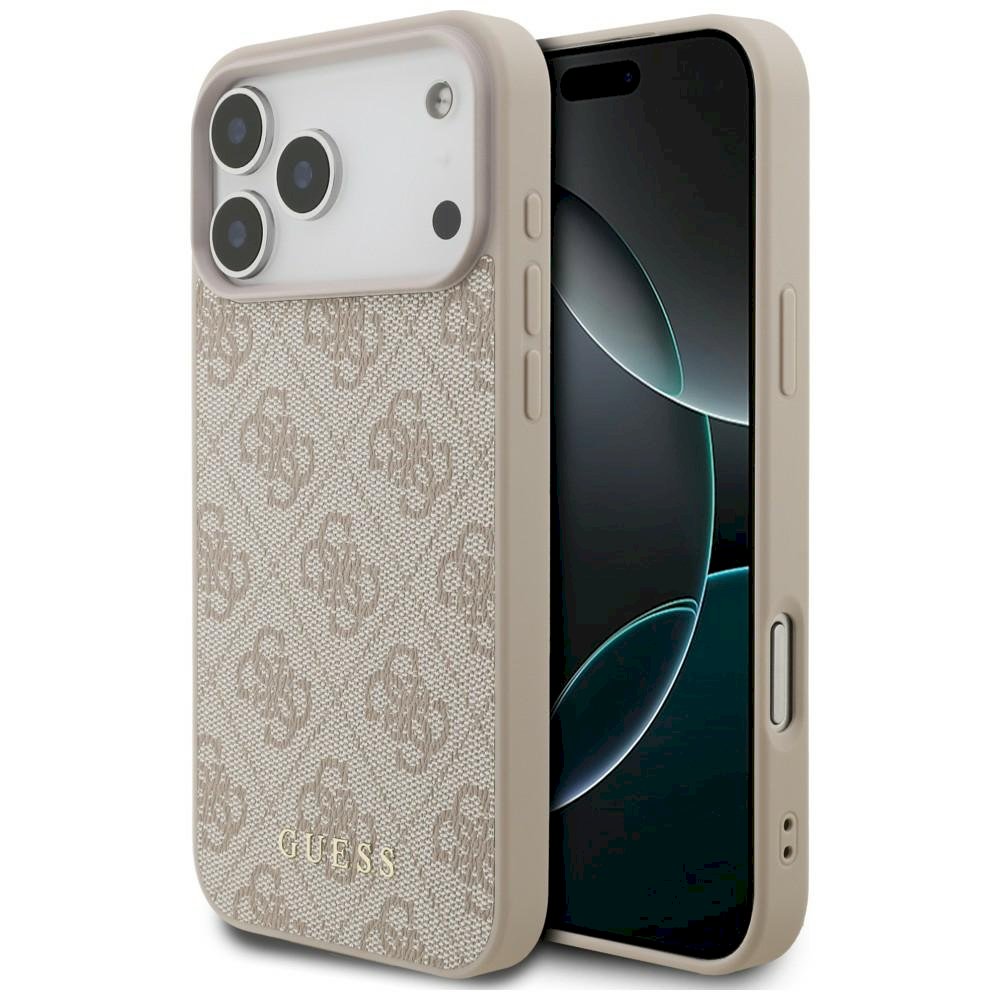 Guess 4G Classic Case Aizsargapvalks priekš iPhone 18 Pro Max / iPhone 17 Pro Max / rozā (GUHCP18XG4GFPI)