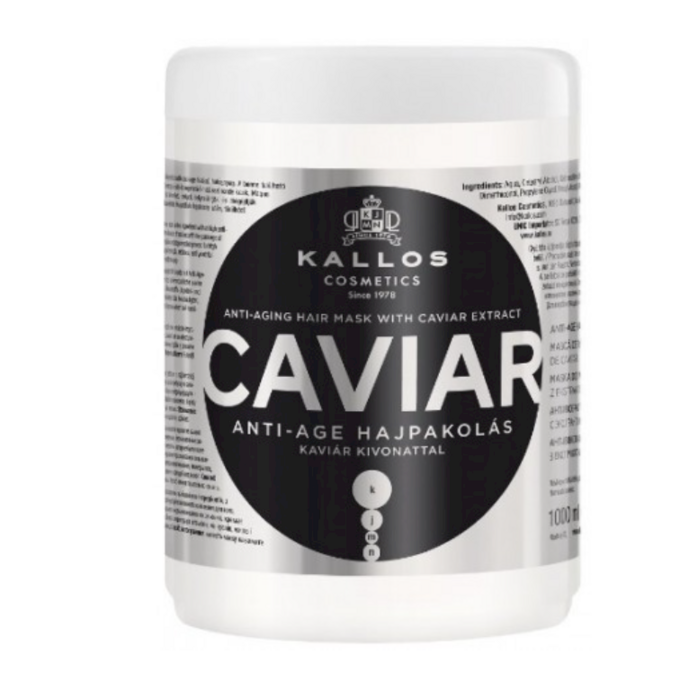 Kallos Caviar Anti-Aging Маска для волос 1000 ml (5998889512224)