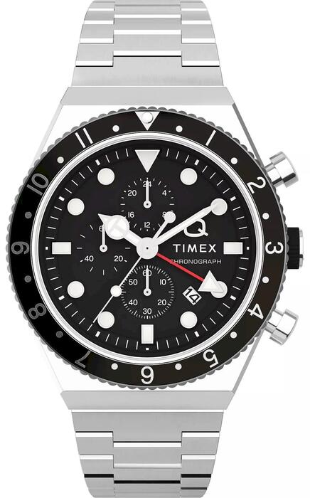 TIMEX Q Timex 3-Time Zone Chronograph