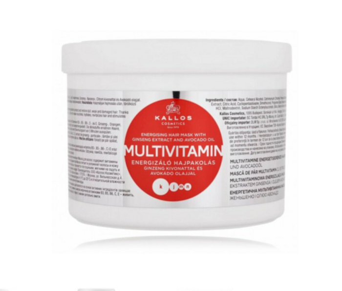 Kallos Multivitamin Energising Маска для волос 1000 ml (5998889512064)