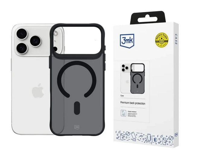 3mk Smoke MagCase Чехол для Apple iPhone 17 Pro Max (5903108665209)