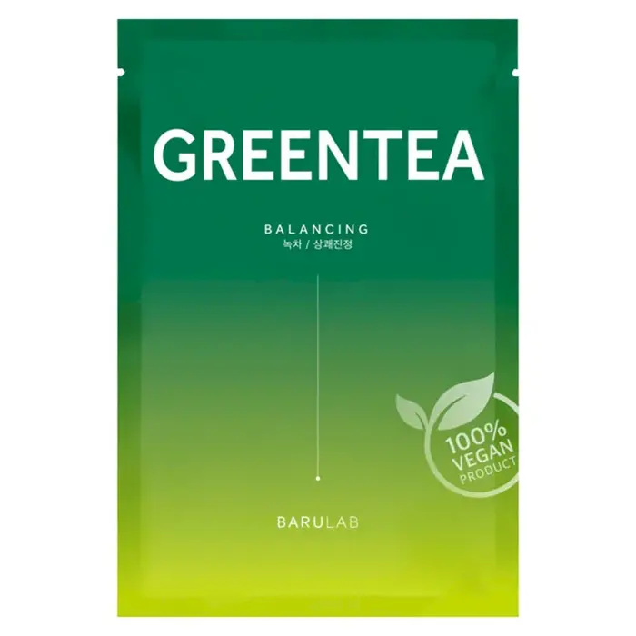 Barulab The Clean Vegan Mask Маска для лица Green Tea 23 g (8809420800441)