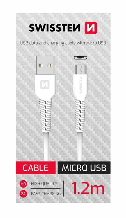 Swissten Data Kabelis USB / Micro