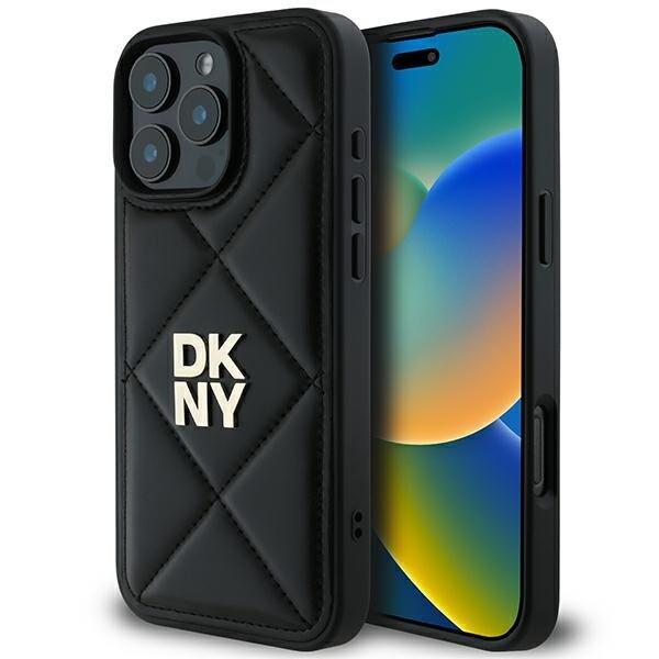 DKNY Quilted Stack Logo Aizsargapvalks Priekš