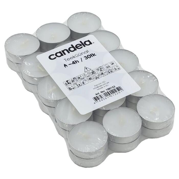 Candela Tējas Sveces 30gab (24100152)