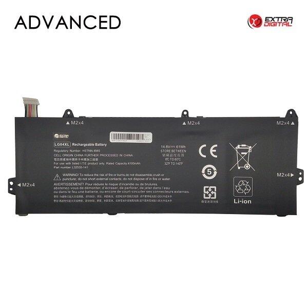 ExtraDigital LG04XL Аккумуляторная батарея для портативного компьютера HP LG04XL (NB462162)