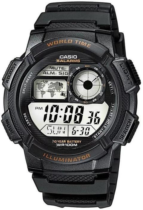 Casio AE-1000W-1AVDF Vīriešu pulkstenis (AE-1000W-1AVDF)