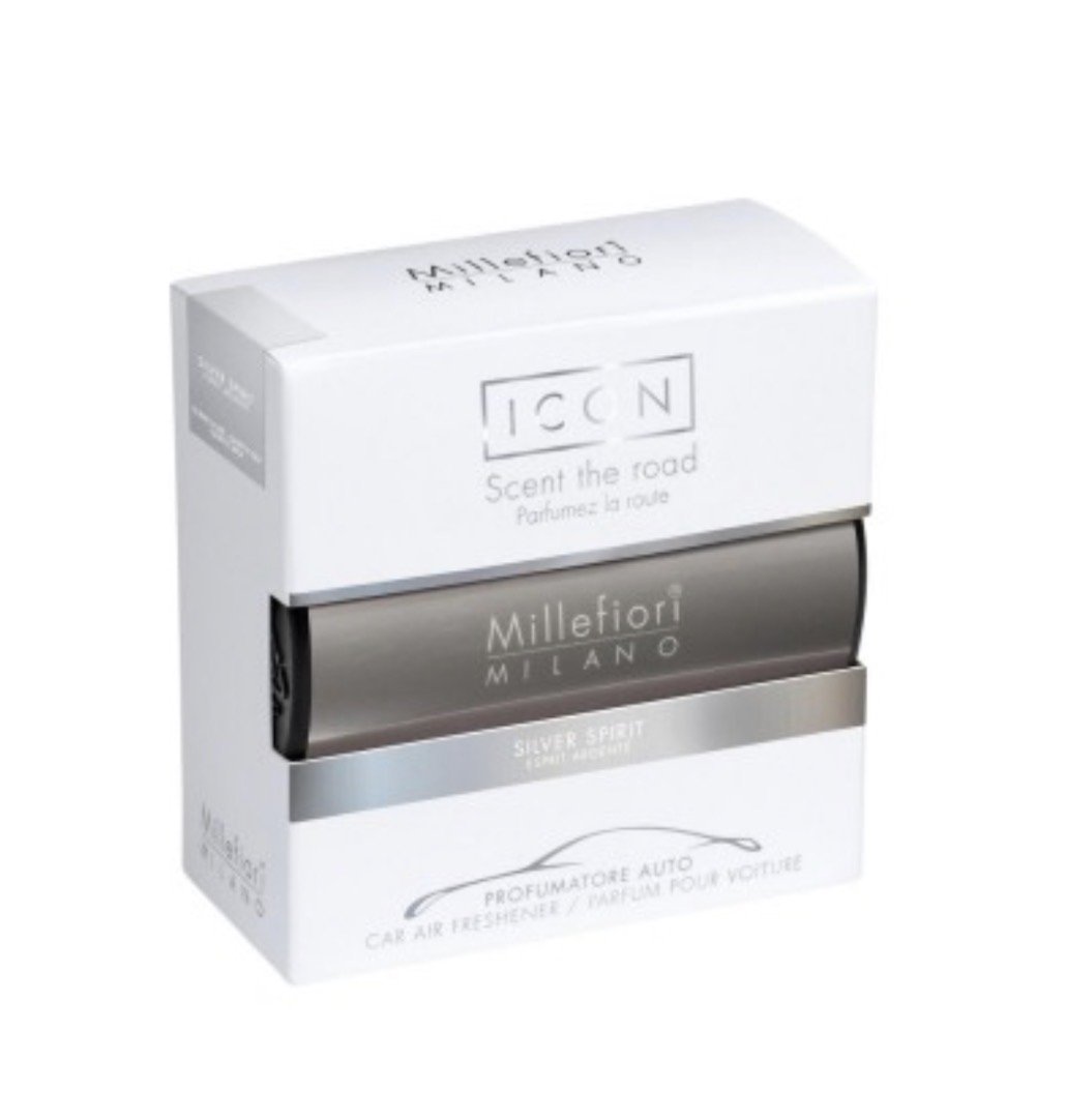 Millefiori Milano Icon Ароматизатор Для Машины Silver Spirit Classic (8051938698069)