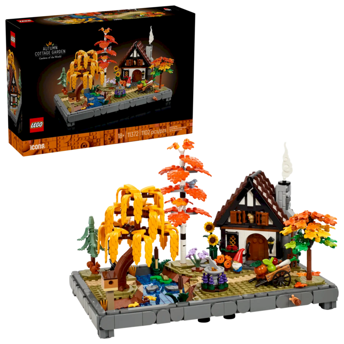 LEGO 11372 Icons Rudens dārzs ar mājiņu Konstruktors (11372)