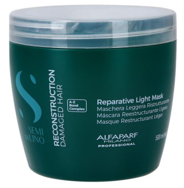 Alfaparf Milano Semi Di Lino Reconstruction Восстанавливающая Лёгкая Маска Для Волос 500 ml (8022297175348)