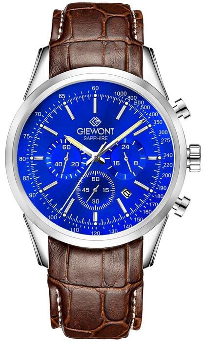 Giewont Chronograph Sapphire Vīriešu pulkstenis / sudrabzils (GW7650-A5)