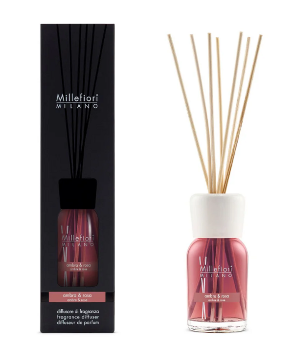 Millefiori Milano Aromadifuzors  Ambra & Rosa 100 ml (8053848690607)