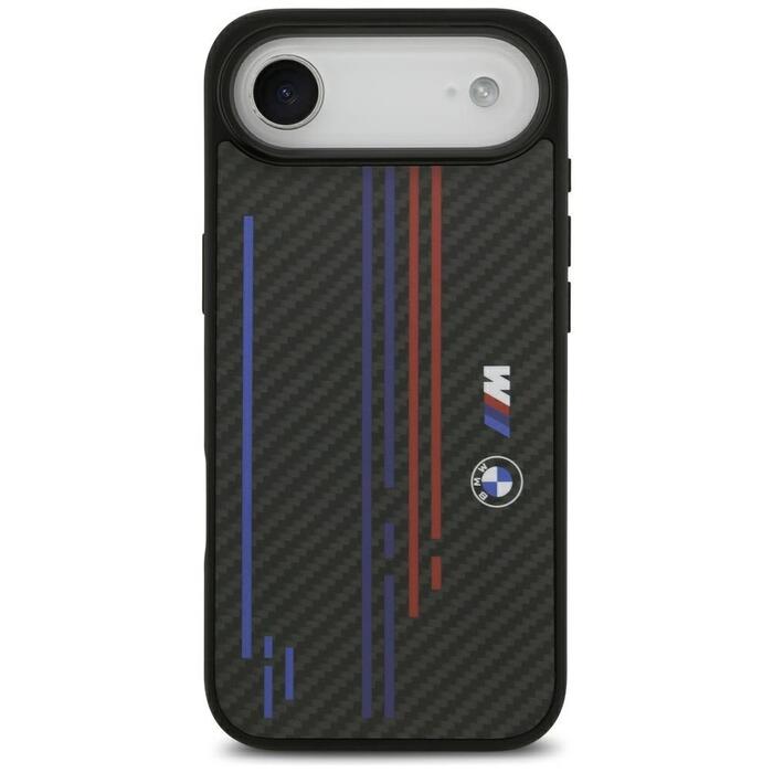 BMW M Kevlar Lines & Logo MagSafe Case Защитный Чехол для Apple iPhone 17 Air (BMHMP17M25CFSTSK)