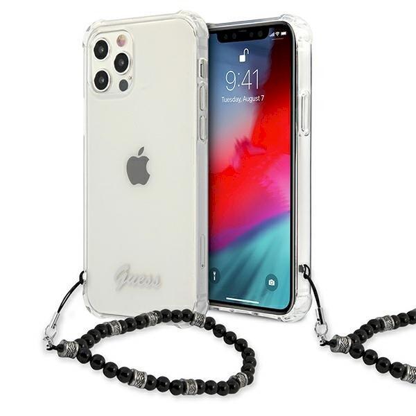 Guess GUHCP12MKPSBK Защитный чехол для iPhone 12/12 Pro 6,1" / Black Pearl (GUHCP12MKPSBK)