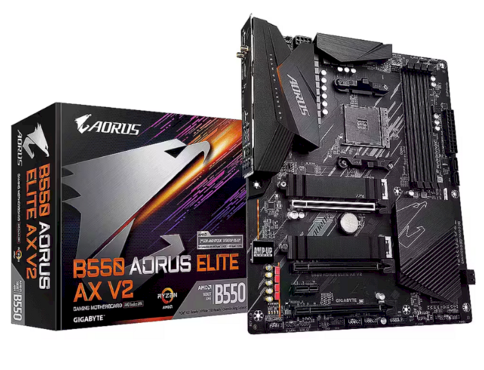 Gigabyte B550 AORUS ELITE AX V2 Mātesplate (B550-AORUS-ELITE-AX-V2)