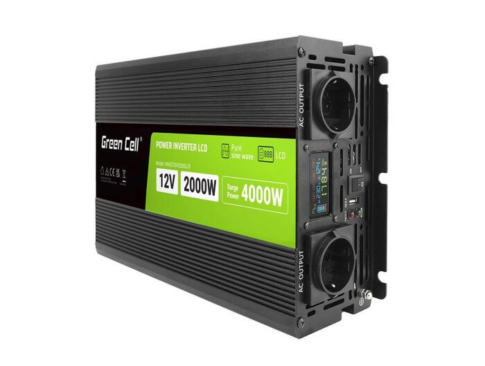 GreenCell Green Cell PowerInverter LCD /
