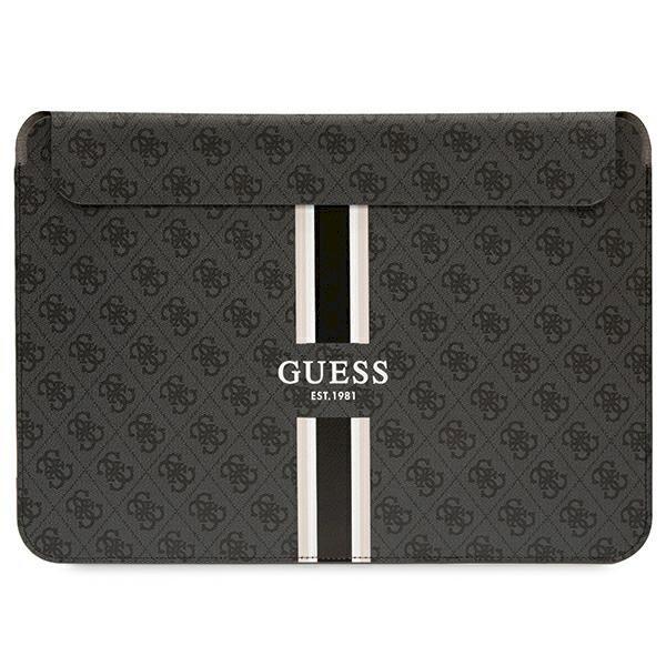 Guess Sleeve GUCS16P4RPSK Klēpjdatora maciņš 16" 4G Printed Stripes / melns (GUCS16P4RPSK)