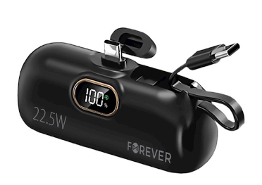 Forever MTB-100 Mini Внешний аккумулятор 22.5W 5000mAh USB-C (GSM182135)