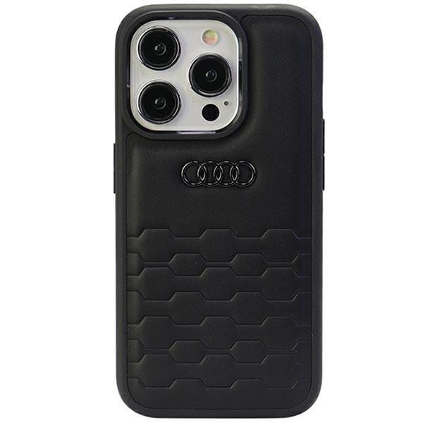 Audi GT Synthetic Leather Back Case Защитный Чехол для Apple iPhone 15 Pro Max (AU-TPUPCIP15PM-GT/D2-BK)