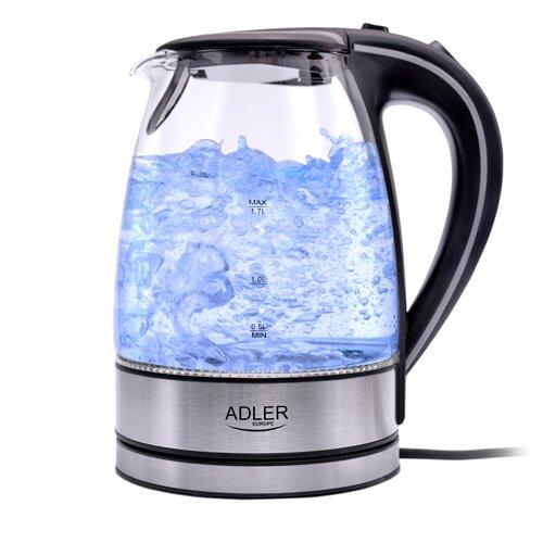 Adler AD1225 Электрический чайник 1.7L Stainless Steel 2200W (AD1225)
