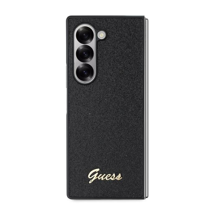 Guess PC/TPU Glitter Flakes Metal Logo