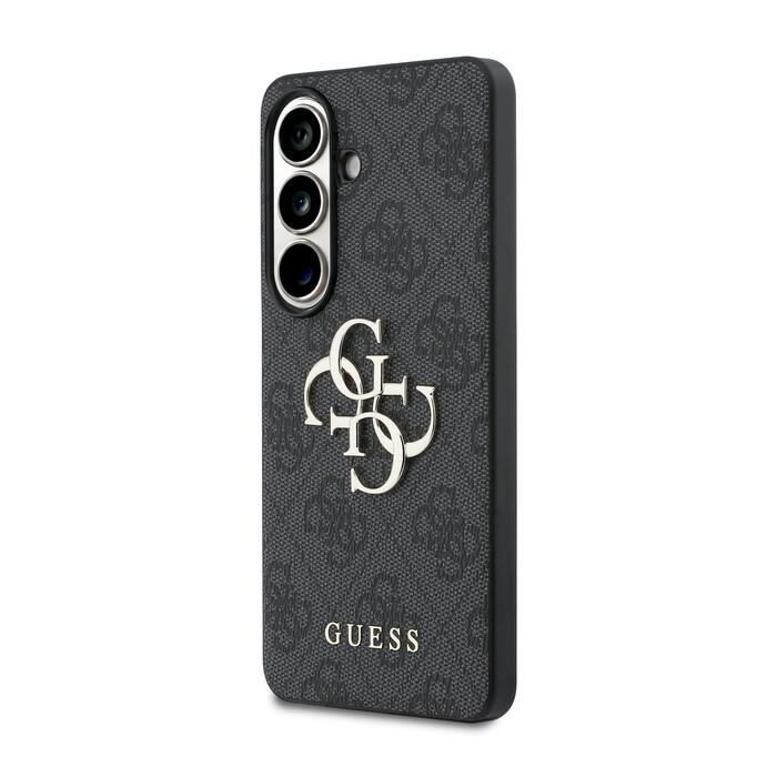Guess PU 4G Metal Logo Case Защитный чехол для Samsung Galaxy S26 / серый (GUHCS26S4GMGGR)