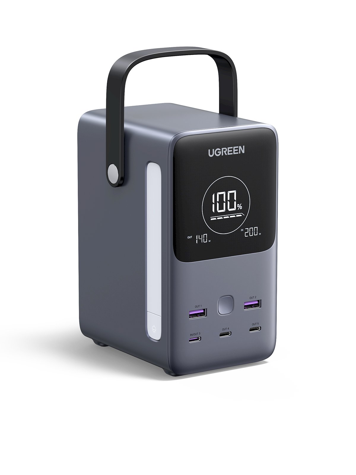 UGREEN 25286 Nexode Power Bank 48000 mAh digitālajai kamerai / mobilajam tālrunim / viedtālrunim / portatīvajam datoram / netbook / viedpulkstenim / planšetdatoram / pelēks (UG-25286)