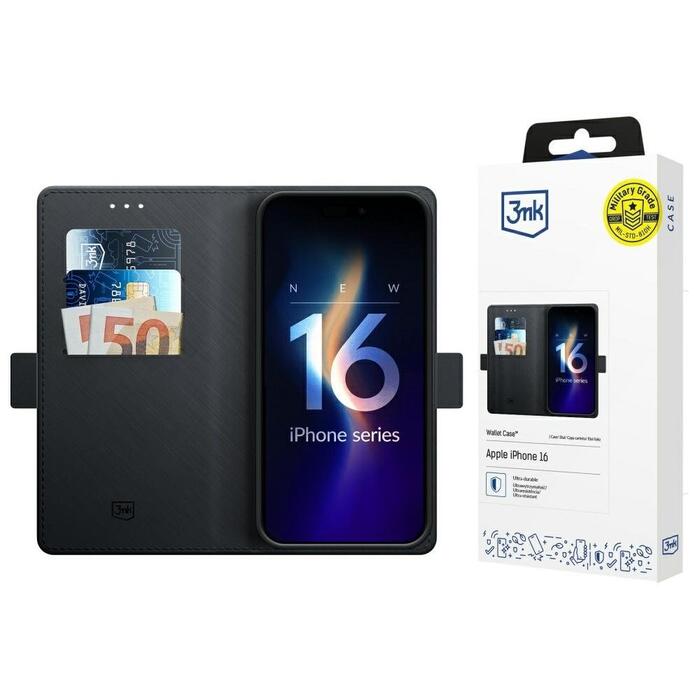 3MK Wallet Case Grāmatveida Maks Apple