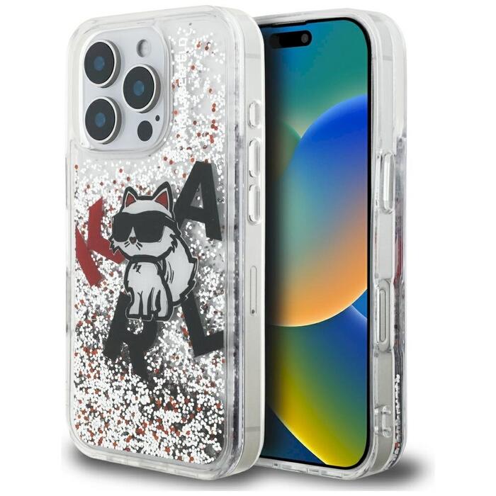 Karl Lagerfeld Liquid Glitter Choupette Logo