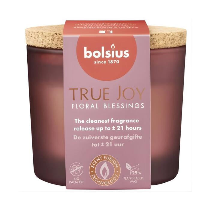Bolsius True Joy Aromātiskā Svece 66x83mm Floral Blessings (37996956)