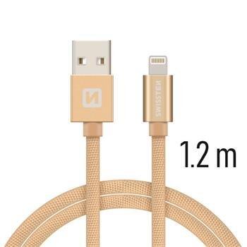Swissten Textile Fast Charge 3A Lightning