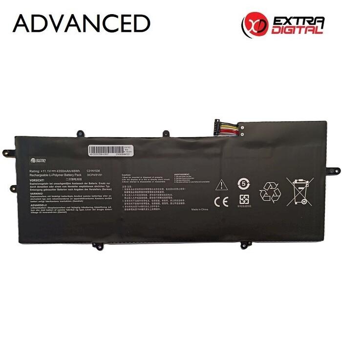 ExtraDigital Аккумулятор для ноутбука ASUS C31N1538 4350mAh (NB432387)