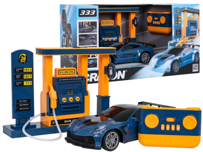 RoGer R/C Vehicle Sports Автомобиль с дистанционным управлением c заправочная станция (5903864989502)