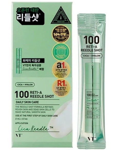 VT COSMETICS Reti-a Reedle Shot 100 SET 2 ml*10 pcs Средство для лица (8803463007249)