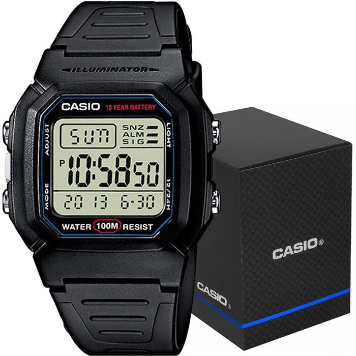 CASIO W-800H-1AVES Vīriešu pulkstenis (W-800H-1AVES)