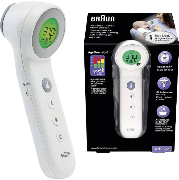 Braun BNT400 Skaitmeninis Termometrs (BNT400-WH)