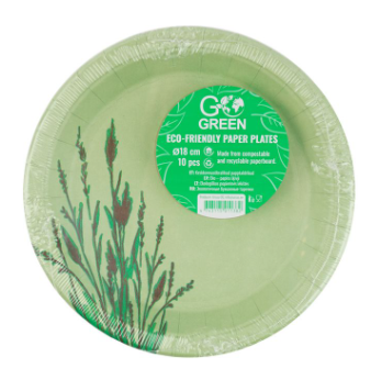 Go Green Papīra Šķīvji 22cm
