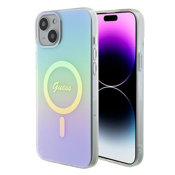Guess IML Iridescent MagSafe Back Case