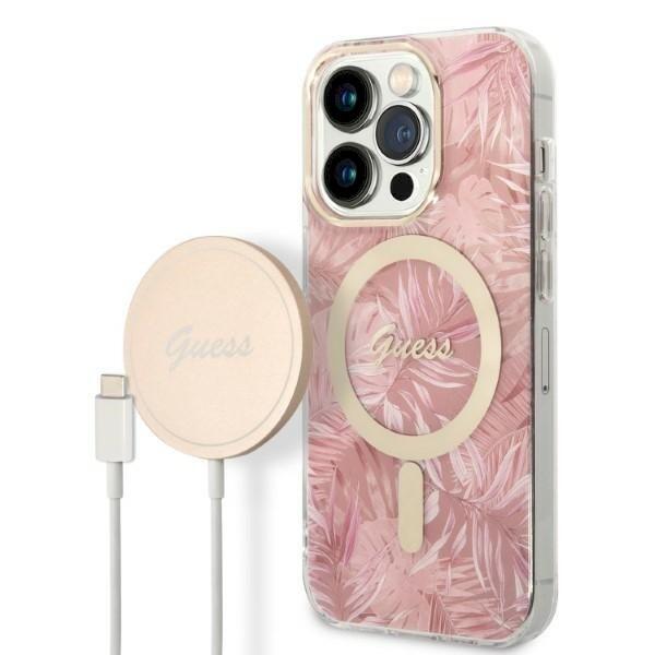 Guess Set GUBPP14LHJEACSP Case+Charger Aizsargapvalks priekš